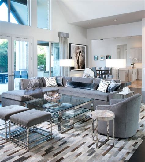 All The Shades Of Gray Transitional Living Room Dallas By