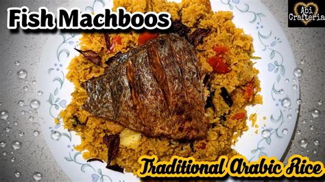 Easy Fish Machboos Recipetraditional Arabic Style Fish Ricefish