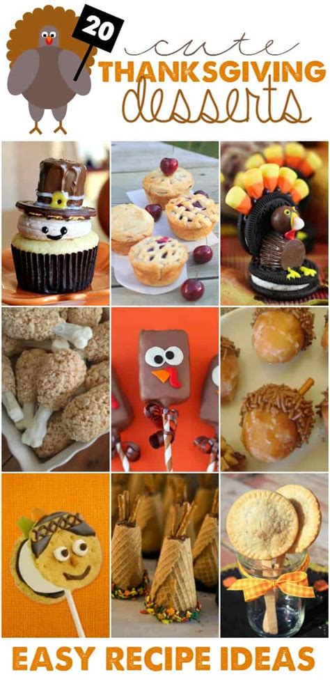 These treats are so worth it, even if you think you can't eat another bite. Cute Thanksgiving Desserts! Easy Recipe Ideas | Today's ...