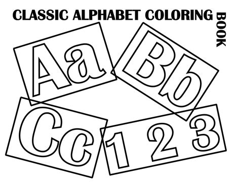 Coloring Page Alphabet 124781 Educational Printable C