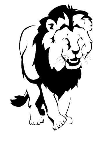 Free Printable Lion Stencils And Templates Lion Stencil Animal