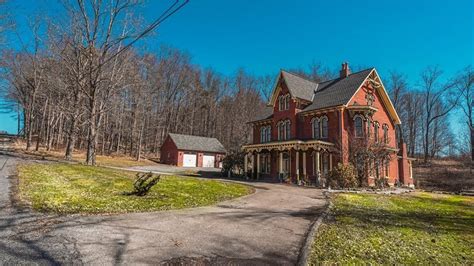 c 1856 brick victorian farm house for sale w garage and stream on 5 private acres mercer pa