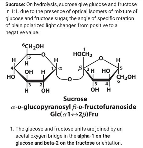 The Enzyme Invertase Acts On Sucrose Until Optical Rotation Is Zero