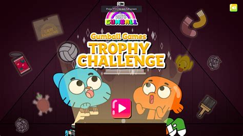 Gumball Trophy Challenge Cn Games Youtube