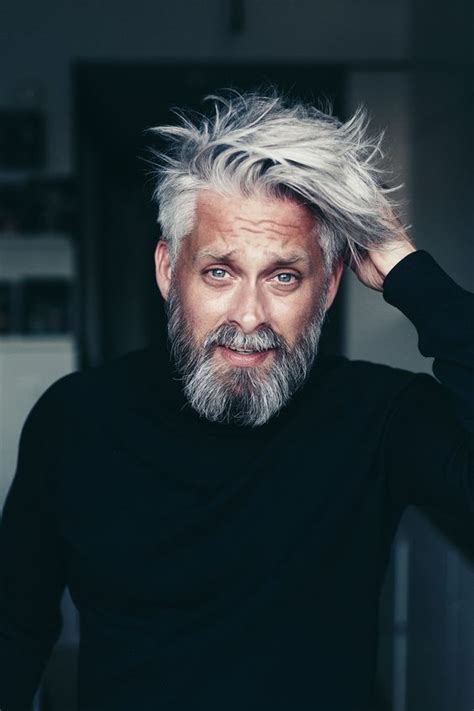 31 Impressive Mid Length Hairstyles For Men Men Wear Today Haircuts Grey Hair Men Long