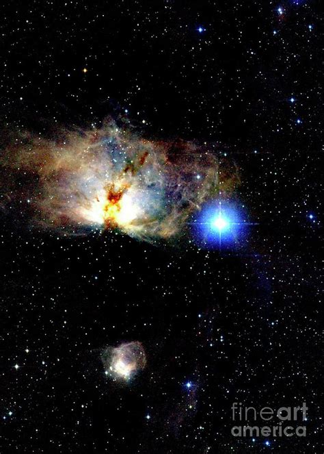 Flame Nebula Photograph By 2mass Projectnasascience Photo Library
