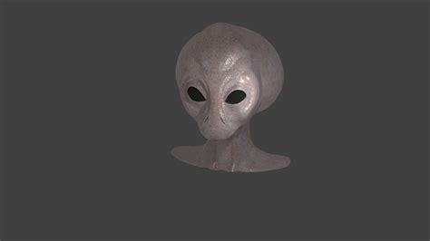 Alien Head Free 3d Model Cgtrader