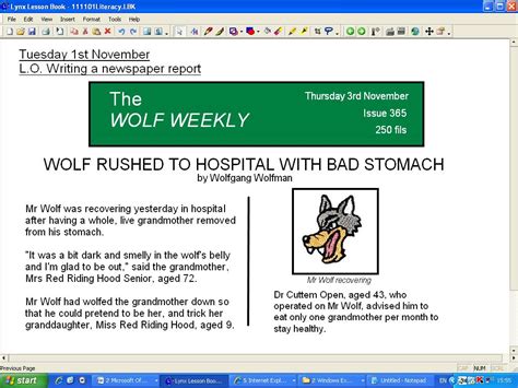 Newspapers appear most commonly in daily editions, but may also be issued twice a day or weekly. Mr Howe's Class: Literacy: writing newspaper reports