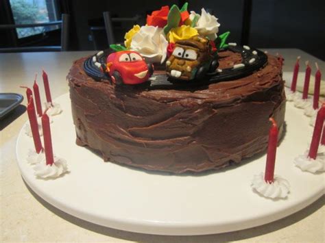 Lightning Mcqueen And Mater Desserts Food Cake
