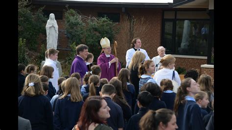 Bishop Barry C Knestout Blessing Of Saint Marys Catholic School