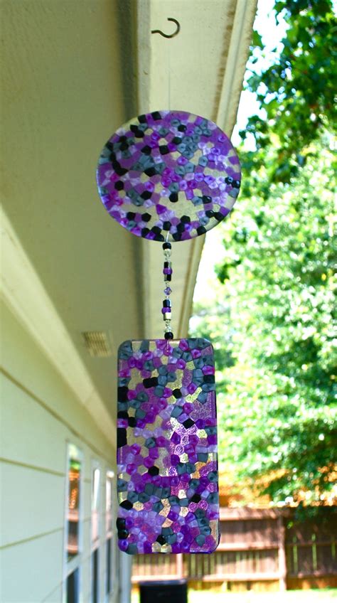 Melted Bead Sun Catcher Old Pans Cheap Plastic Beads I Used The