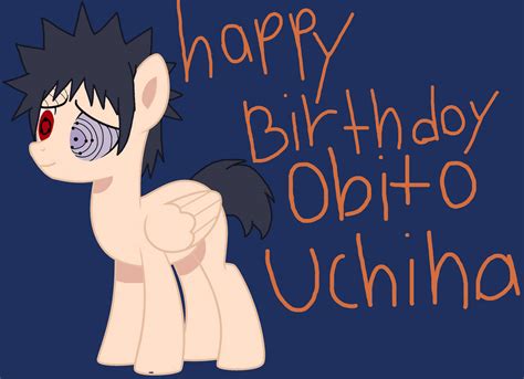 Happy Birthday Obito Uchiha By Shinobibrooke On Deviantart