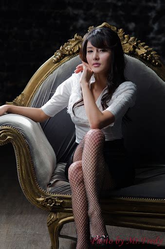 bengal photos Sexy Korean Model Cha Seon Hwa 차선화 in Mini Skirt and Fishnet Stockings