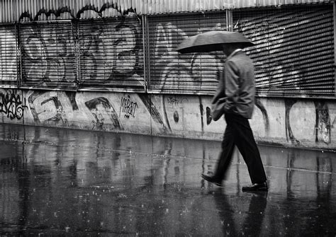 Free Images Black And White Street Rain Reflection Umbrella