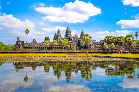 Temple Of Angkor Wat Krong Siem Reap Cambodia Angkor Wat Angkor