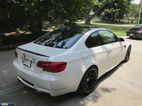 It's a 2010 bmw e92 m3; "What the hell do you call that paint?" Living with a Frozen White BMW M3