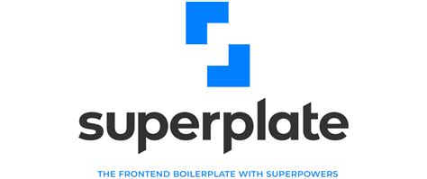superplate - Performance-oriented Frontend application creator with ...