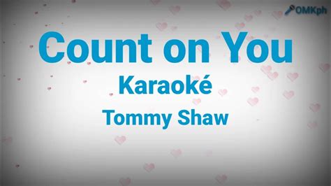 Count On You Karaoke Youtube