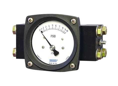Wika 4375323 Differential Pressure Gauge Stainless Steel 316l Wetted