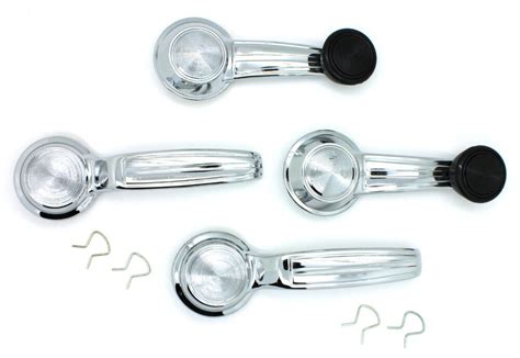 New Chrome Window Crank And Door Handle Set Grelly Usa