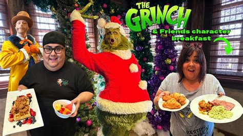 Universal S The Grinch Friends Character Breakfast Islands Of Adventure Youtube
