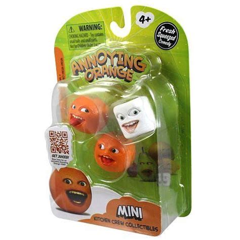 Annoying Orange Kitchen Crew Collectibles Mini Figure 3pack Nyah Nyah