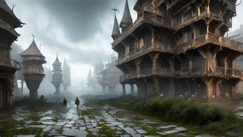 Strange Foggy Castle By Alfirinedhel On Deviantart