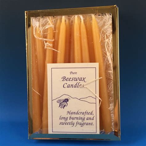 Pure Beeswax Birthday Candles Peabody Mountain Artisans