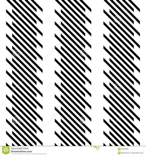 Seamless Vertical Stripe Pattern Stock Vector Illustration Of