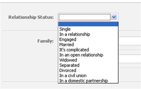 To add or edit your relationship status, first go to your facebook profile. Do You Post Your Relationship Status on Facebook? | SBM