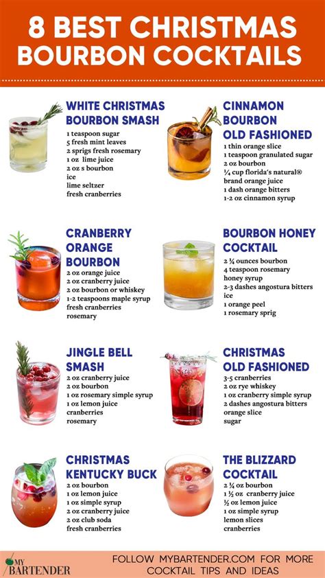 Christmas Bourbon Cocktails Liquor Drinks Boozy Drinks Cocktail Drinks Recipes Fancy Drinks