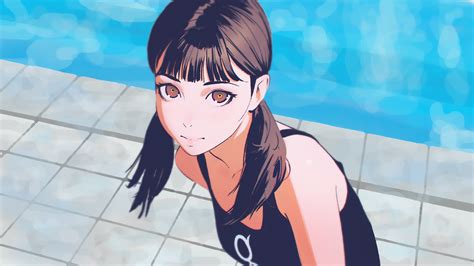 Anime Girl Pool Wallpapers Wallpaper Cave