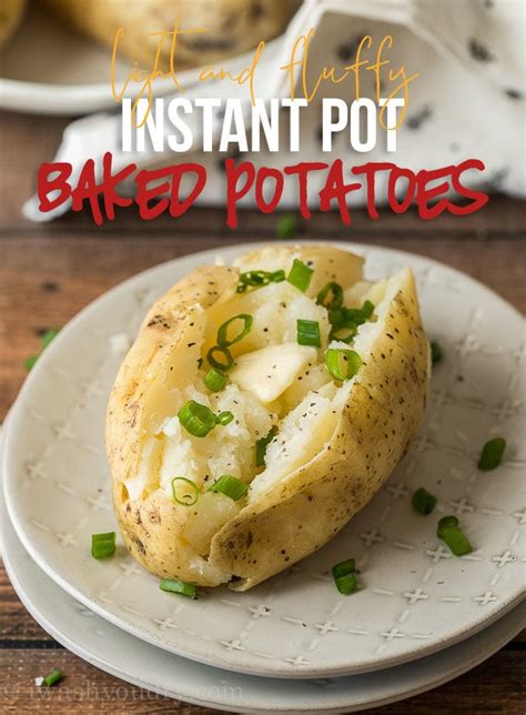 Perfect Instant Pot Baked Potatoes I Wash You Dry