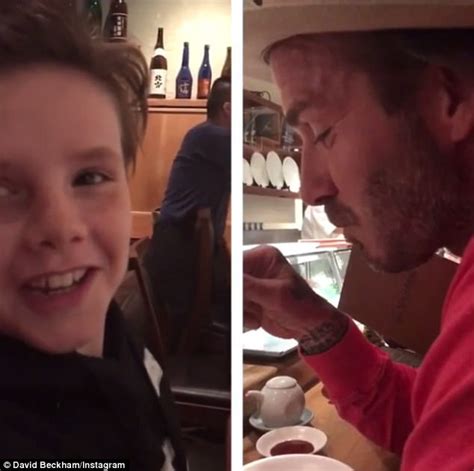 Victoria beckham attended the burberry festive film premiere on tuesday night in london, and she was bookended by her two youngest boys: David Beckham shares video of son Cruz playing guitar ...