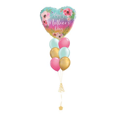 Supershape Foil Latex Balloon Bouquet Mothers Day Oh My Balloon