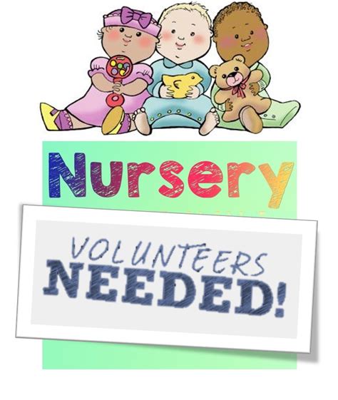 Nursery Volunteers Clipart