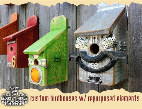 Repurposing Upcycling Birds And Nature Custom