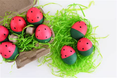 Watermelon Easter Eggs Lets Mingle Blog