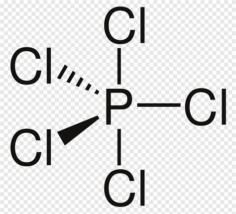 Chemische Struktur Der Chemischen Verbindung Von Phosphorpentachlorid