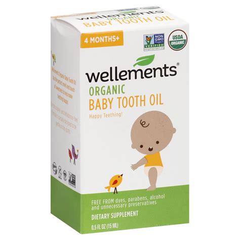 Wellements Organic Baby Tooth Oil - Shop Teething at H-E-B