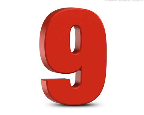 Number 9 Drawing Vector Png Transparent Background Free Download