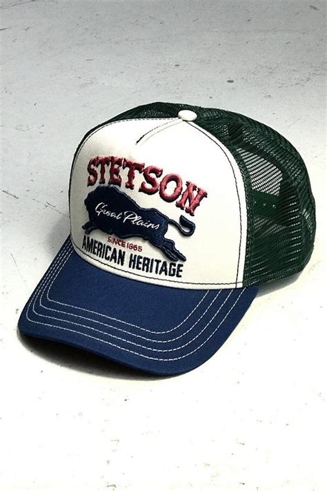 Stetson Casquette Trucker Cap Bison Matieresareflexion