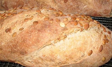 Dissolve the yeast in warm water. Barley and rye bread with pumpkin seeds | The Fresh Loaf