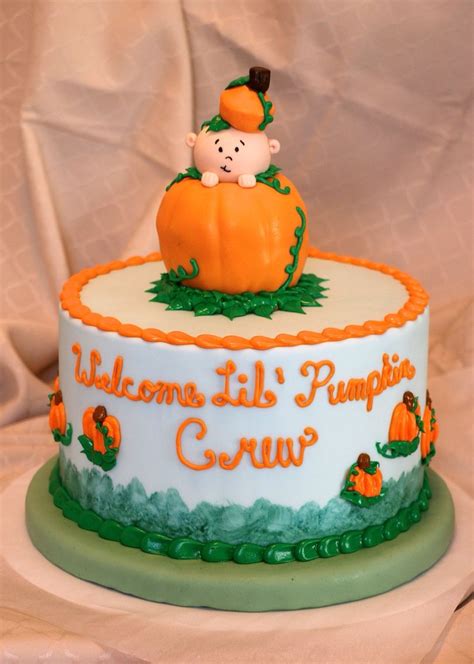 Fall Themed Baby Shower Cakes