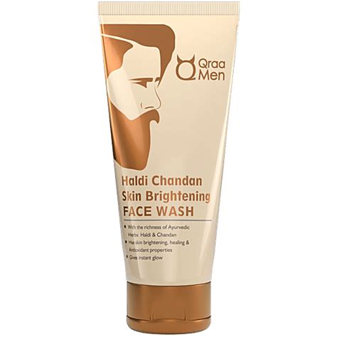 Buy Qraa Men Haldi Chandan Skin Brightening Face Wash Online At Best