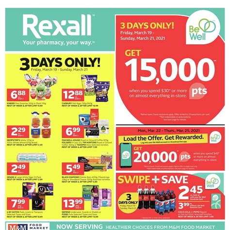 Rexall Weekly Flyer Weekly Savings Mar 19 25