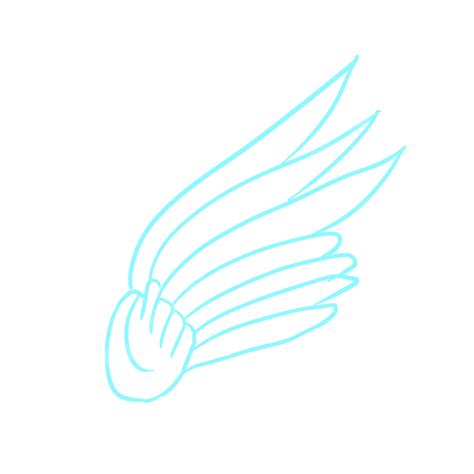 Line Drawing Wings White Transparent Cartoon Hand Drawn Line Drawing