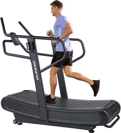 Runow Curved Treadmill Non Electric Motorized Treadmill For