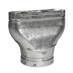 A lot of lint will collect in the vent pipe over time and in extreme cases can lead to fires. Amerivent® B-Vent Round to Oval Adapter at Menards®