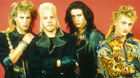 After moving to a new town, two brothers discover that the area is a haven for vampires. Syfy The Lost Boys '80s Vampire Mullets